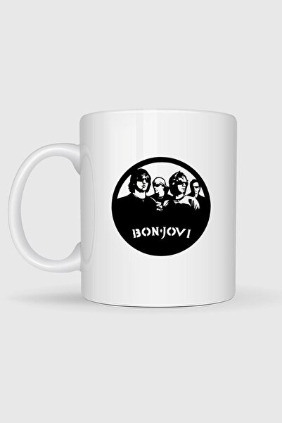 Bahriyeli Collection Bon Jovi American Rock Printed Mug Cup