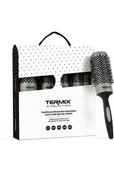 Termix مجموعة إيفولوشن الأساسية - فرشاة شعر للشعر العادي (5 أقطار Ø17-43 مم)
