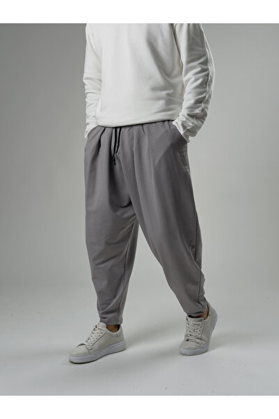 COCOPELLI Men's Gray Pleated Half-Shalwar Coc2576