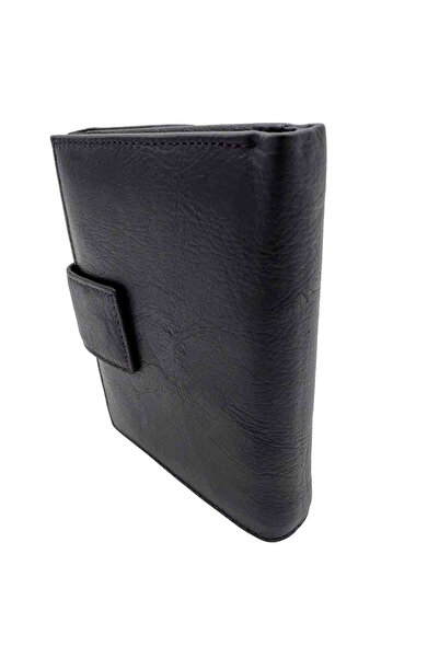 Micutz Women's Vertical Wallet Made of Genuine Leather, Ergonomic, 11x14cm, Purple Color