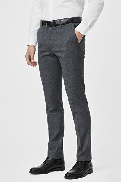 Günce Men's Regular Fit Fabric Trousers Lycra Fabric Bgl-St05034