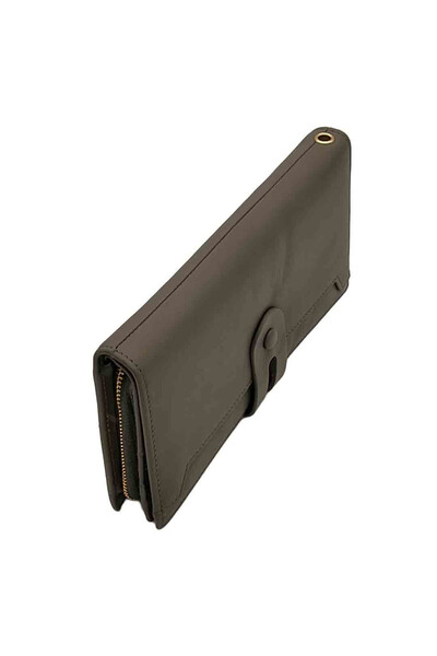 Micutz Women's Leather Wallets: Chic Elegance Collection?, Gray Color