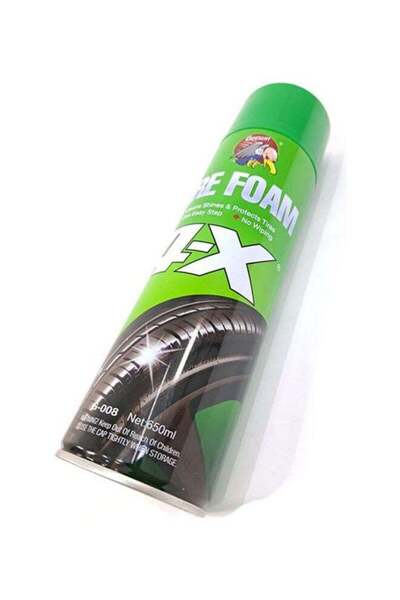 GETSUN منظف وملمع رغوي من جيتسون لإطارات السيارات، 4 عبوات، 650 مل