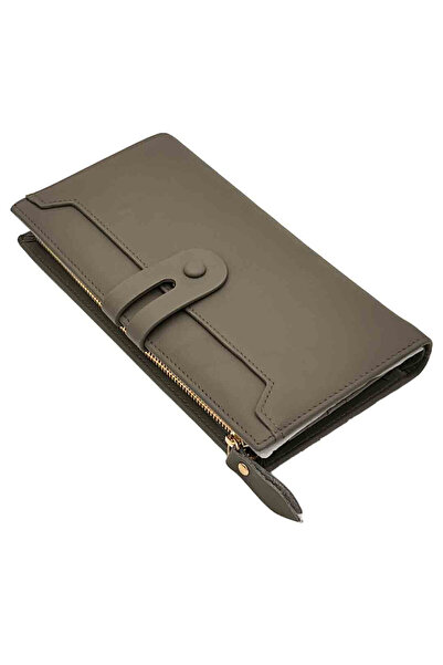 Micutz Women's Leather Wallets: Chic Elegance Collection?, Gray Color