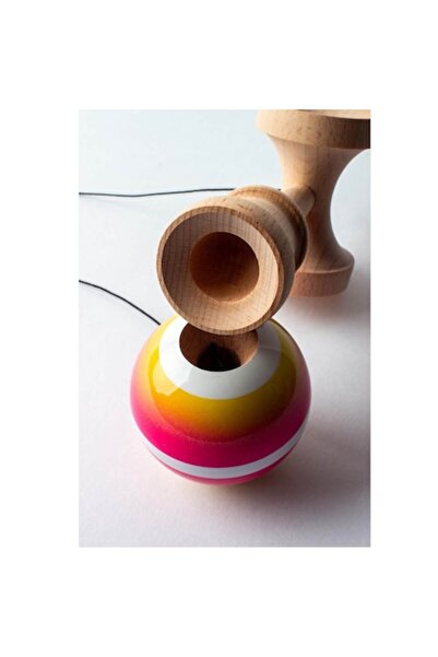 SWEETS Kendama Horizon Fade Pink/Yellow, Split Shape, 30 cm