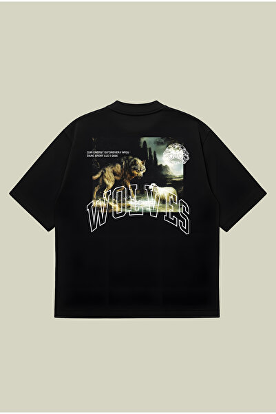 PURE POWER Tricou Darcs Sport Wolves Club Boxy Fit supradimensionat unisex tr...