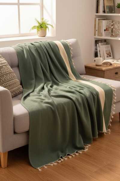 Limitless Natural Cotton, Soft Battal Size Pique, Seat Cover, Multi-Purpose Cover 240X260 Cm.