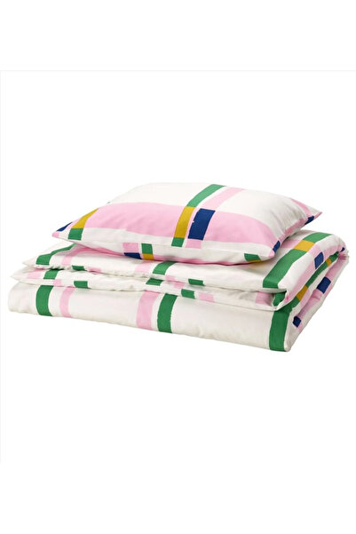 IKEA Syrabladmal Multicolored 150X200/50X60 cm Single Bed Linen Set