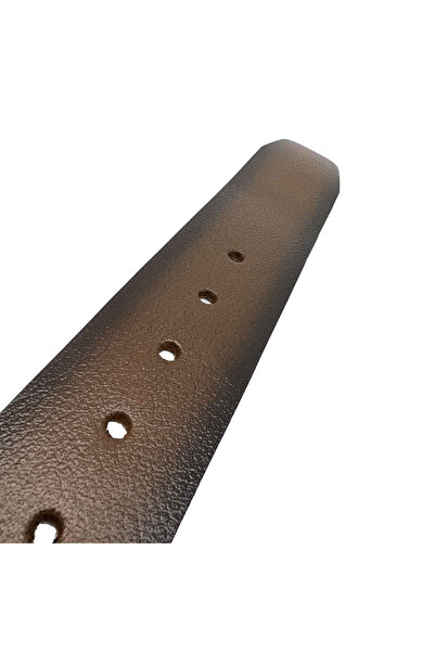 Micutz Leather Belt for Men, Large Sizes, Dark Brown, Width 4.2 cm, Size 165 cm