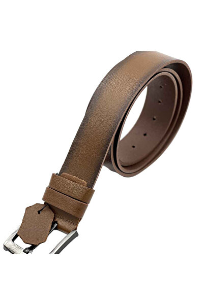 Micutz Men's Genuine Leather Belt Brown, Width 4.2 cm, Size 115 cm(48)