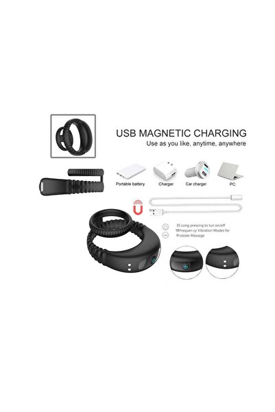 Generic New Couple Silicone Ring All Natural Headache Migraine Aid, Tension Relief Wearable