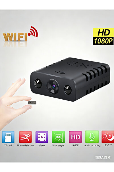 Philips 1080P Full HD Wireless Hidden WiFi Webcam Mini Night Vision - Non-Battery