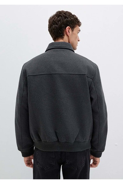 Mavi M0110658-80023 Wool Blend Jacket Men's Jacket Gray