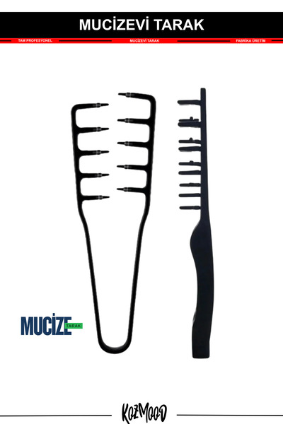 KozMood MUCİZEVİ TARAK 1 ADET ŞEKİLLENDİRME TARAĞI - FABRİKA ÜRETİM SERT - 1....