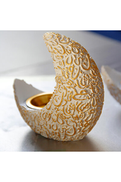 Generic Ramadan Moon Incense Burner, Arabic Calligraphy Decor, Islamic Home Decoration for Eid & Ramadan