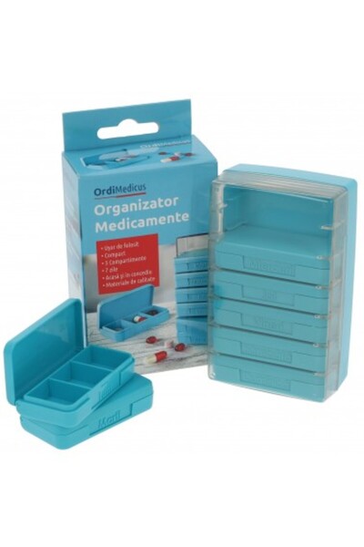 OrdiMedicus Organizator săptămânal de medicamente