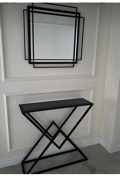 NERGİS LUXURY 80X80 ÇARPRAZ METAL DRESUAR TAKIM