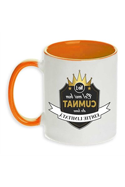 CRD PRINT Personalized mug with print 'Best Brother-in-law', Orange, Ceramic, 330 ml,