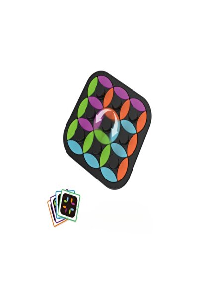 Toysea Rotate Puzzle Game Set, 360° Brain Teaser with 40 Challenge Cards, STEM Toy for Kids 6+