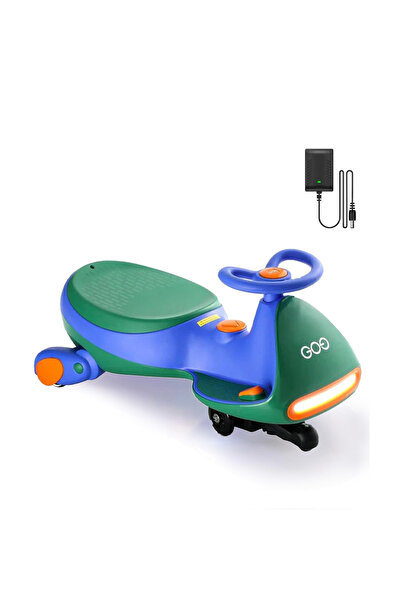 GO9 Hibobi Electric Wiggle Car with Pedal, 2 in 1 Swing Car , Rechargeable Battery, Anti-Rollover