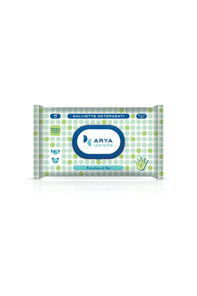 Arya Aloe Vera Wet Wipes 30×20 cm 40 pcs