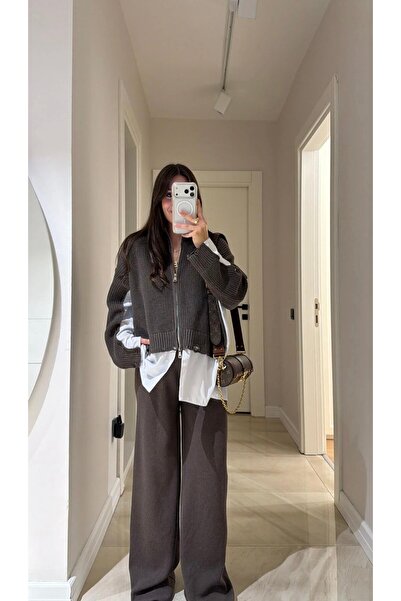 UNBOX The Effortless Knit Set Black Beige Grey