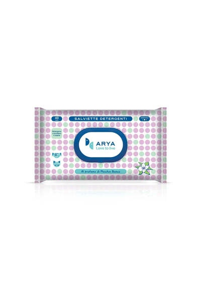 Arya Wet Wipes White Musk 30×20 cm 40 pcs