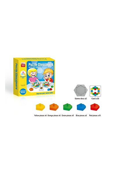 Toysea Colorful Family Board & Card Game Set, Fun Educational Gameplay for Kids & Adults