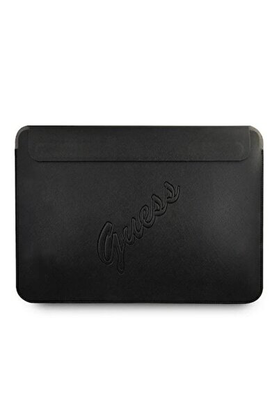 Guess Saffiano Script sleeve compatible with 13-inch laptop - Black