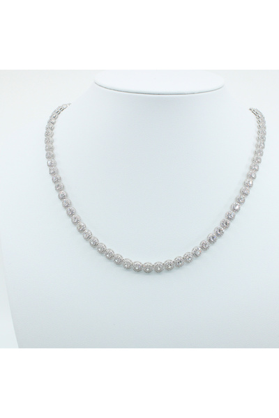 Verani Colier Tenis Argint Cu Cristale Angelic