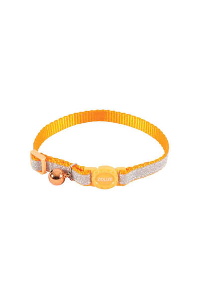 Zolux Shiny Nylon Collar - Orange