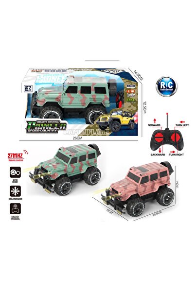 Toysea 1:18 Scale 4CH Off-Road Jeep, Rechargeable RC Vehicle with Battery