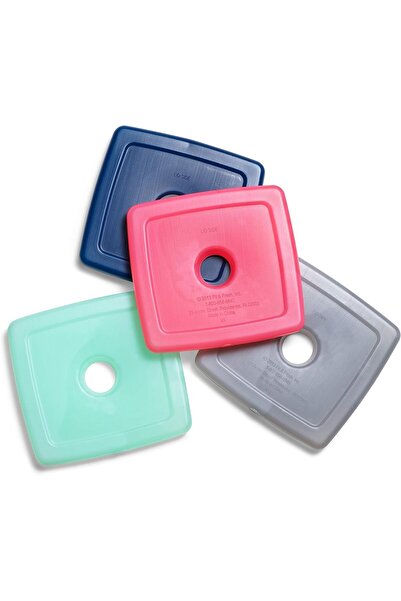 Fit + Fresh Fit & Fresh Slim Reusable Ice Packs, 4-Pack Multi-Color (Model 336HLJP)