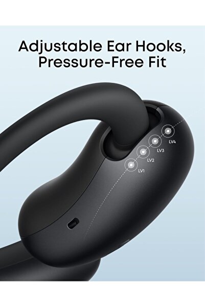 Generic soundcore AeroFit 2 by Anker — Open-Ear Headphones, Adjustable Ear Hooks, Hi-Res, 42H Playtime