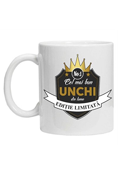 CRD PRINT Personalized mug 'Best Uncle', White Ceramic, 330 ml