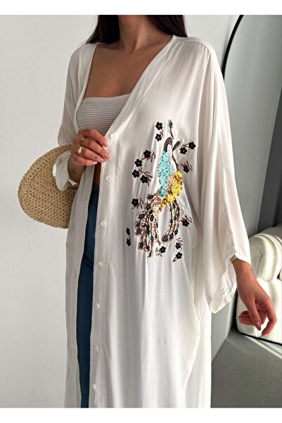 UNBOX 2 Peafowls Kimono