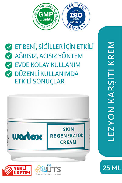 TUBALİFE Wartox LEZYON Kremi 25 ml | Et Beni, Siğil, Nasır Bakımı İçin