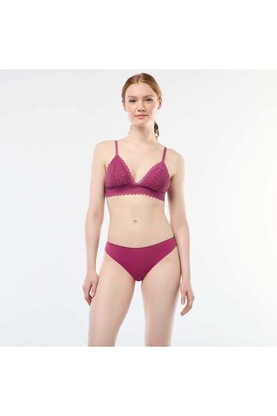 KİABİ Microfiber and Lace Panties PINK