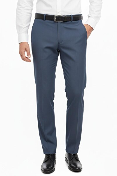 Günce Men's Regular Fit Fabric Trousers Lycra Fabric Bgl-St05035