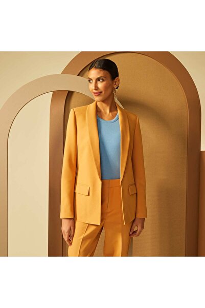 KİABİ Mid-length blazer BROWN