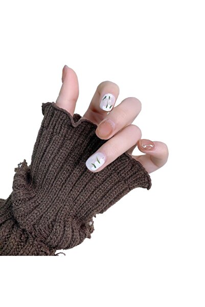 bolivia's أظافر صناعية — أظافر صناعية قصيرة قابلة لإعادة الاستخدام مصنوعة يدو...