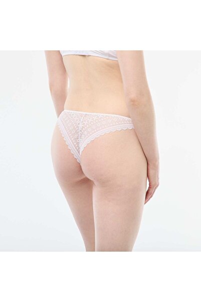 KİABİ Lace Thong WHITE