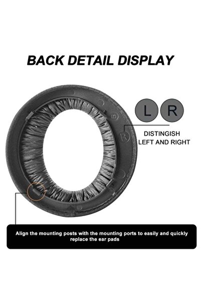 Generic Ear Pads Replacement for Sony PS5 Pulse 3D Wireless Headset (1 pair Breathable Mesh)