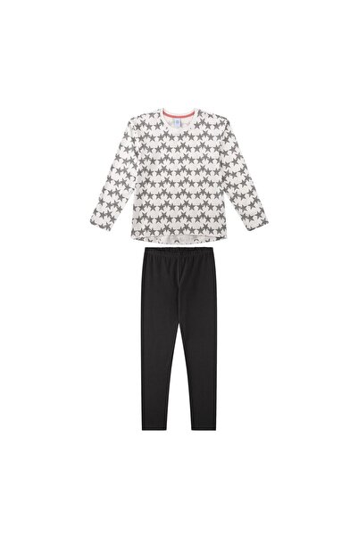 Sanetta Mädchen Schlafanzug, lang - Teens, Stars, Pyjama, Single Jersey