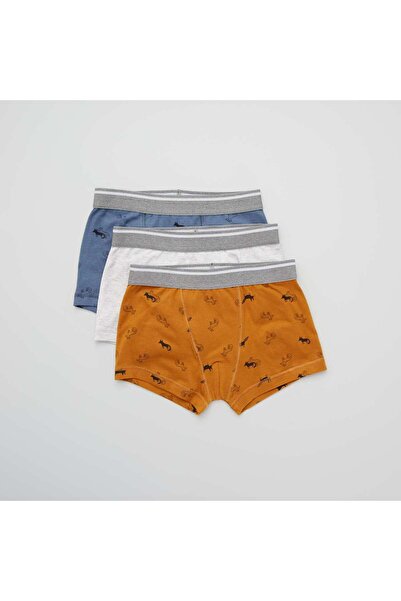 KİABİ Pack of 3 pairs of boxer shorts BLACK