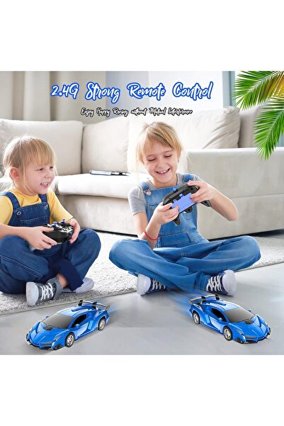 Arabest Remote Control Toys for Kids,Birthday for 5-12 Year Old Hobby Rc Robot Car Toy 2 1 Deformation