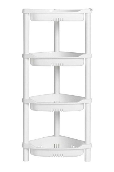 Generic Corner Shelf Bathroom Storage Organizer 4-Tier Toilet Storage Rack
