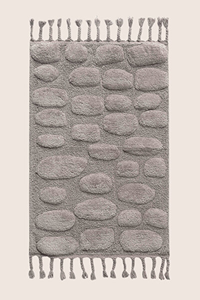 İrya Wall Single Bath Mat 100% Cotton 60X100 cm Gray