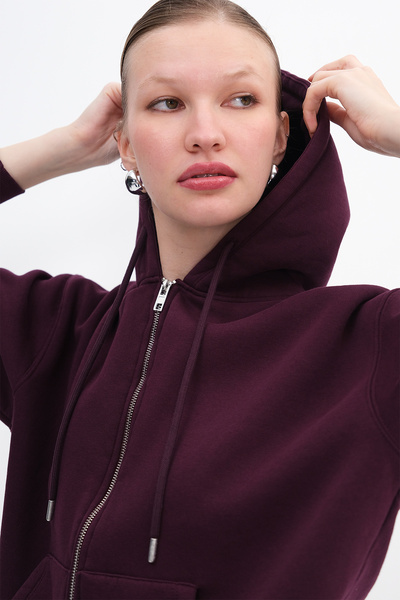 Addax Zippered Sweatshirt H9476-1
