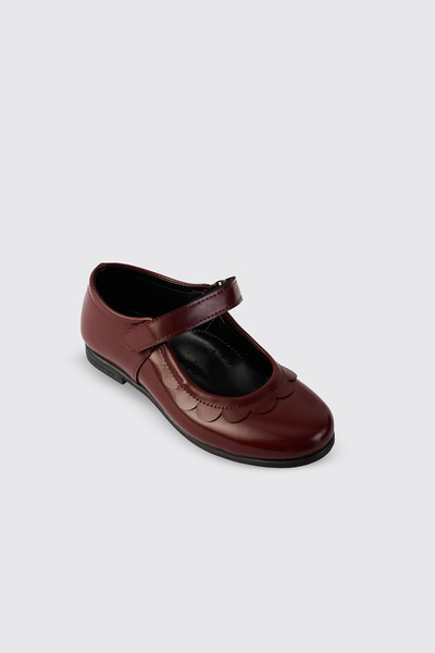 Panço Girl's Burgundy Ballerina Ballet